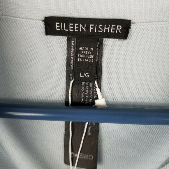 Eileen Fisher Tie Back Collar Top Pullover - Picture 6 of 7